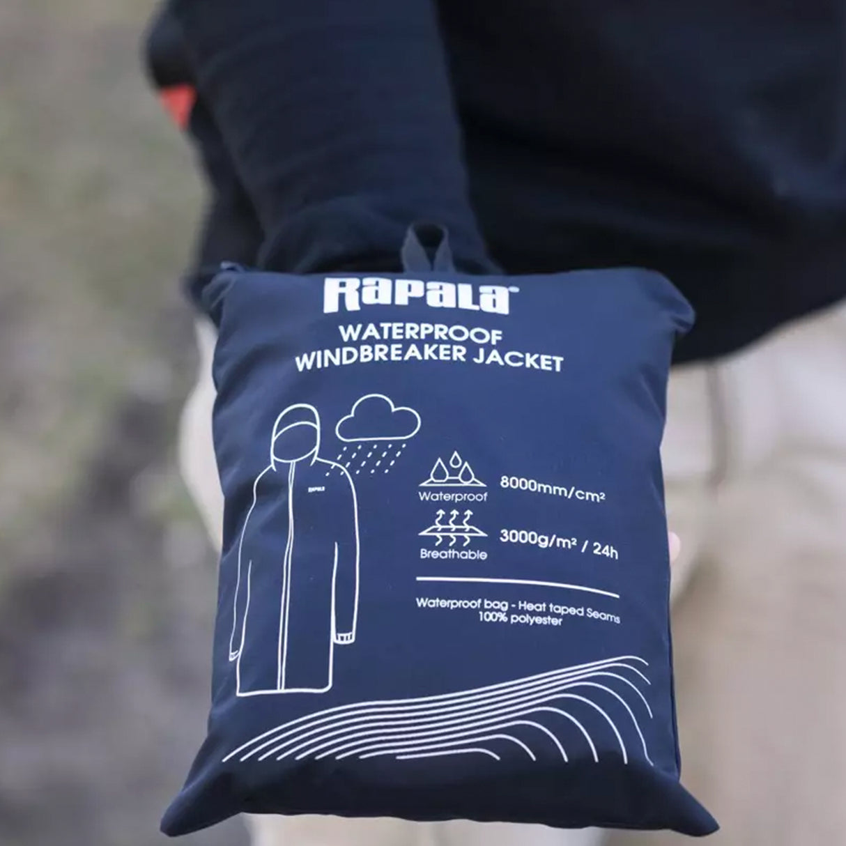 Rapala Waterproof Windbreaker jacka