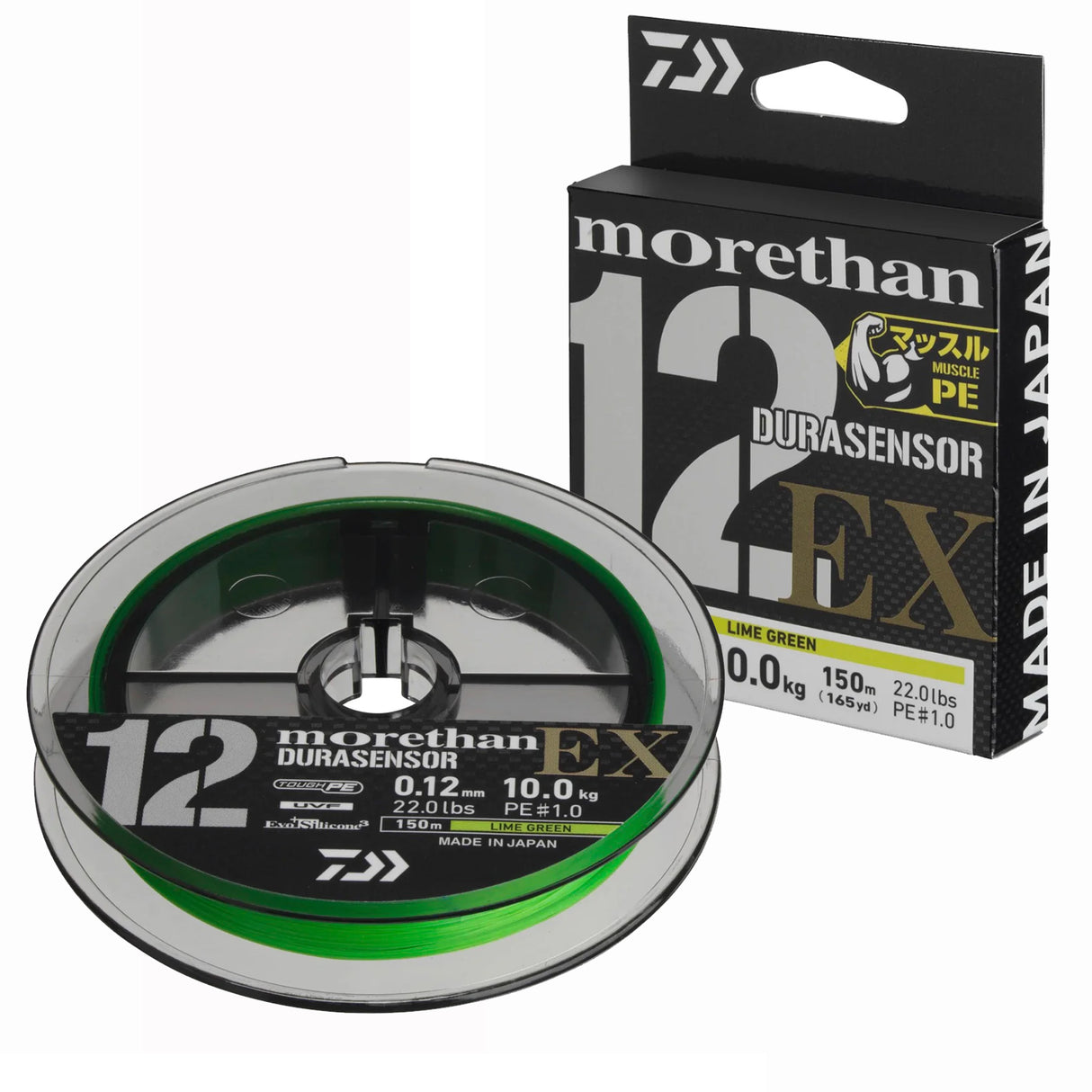 Daiwa Morethan 12 Braid Durasensor 150 m flätlina