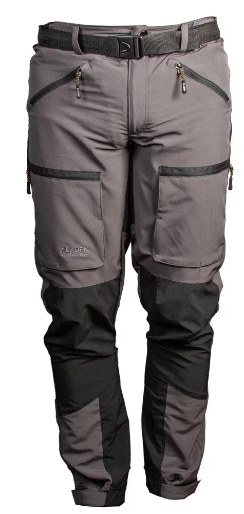 Fladen Authentic 2.5 Stretch housut harmaa/musta - Happy Angler