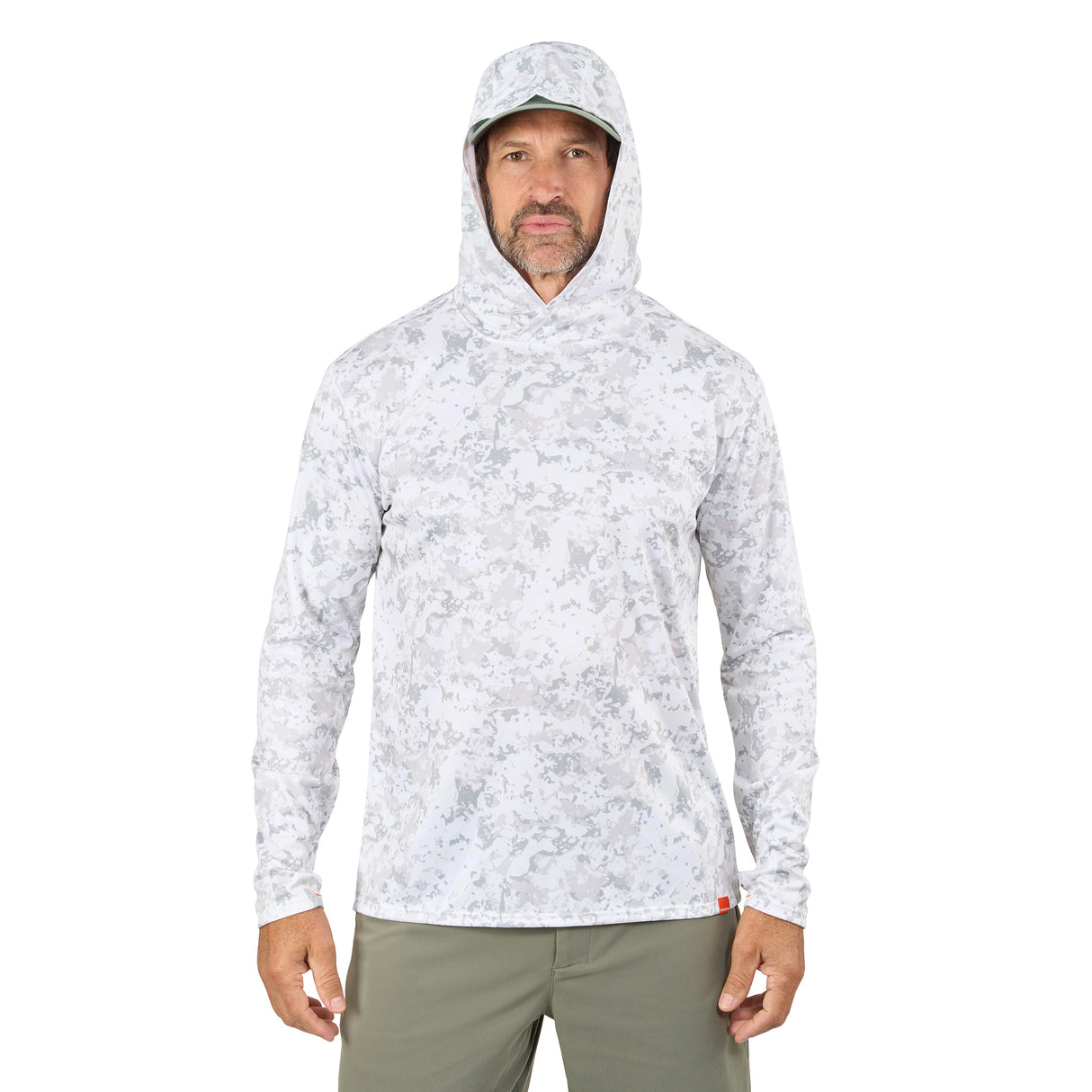 Grundens Tough Sun Masked Hoodie UPF50+ fisketröja