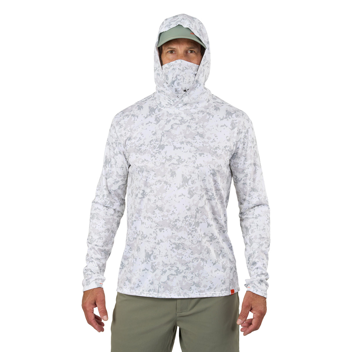 Grundens Tough Sun Masked Hoodie UPF50+ fisketröja