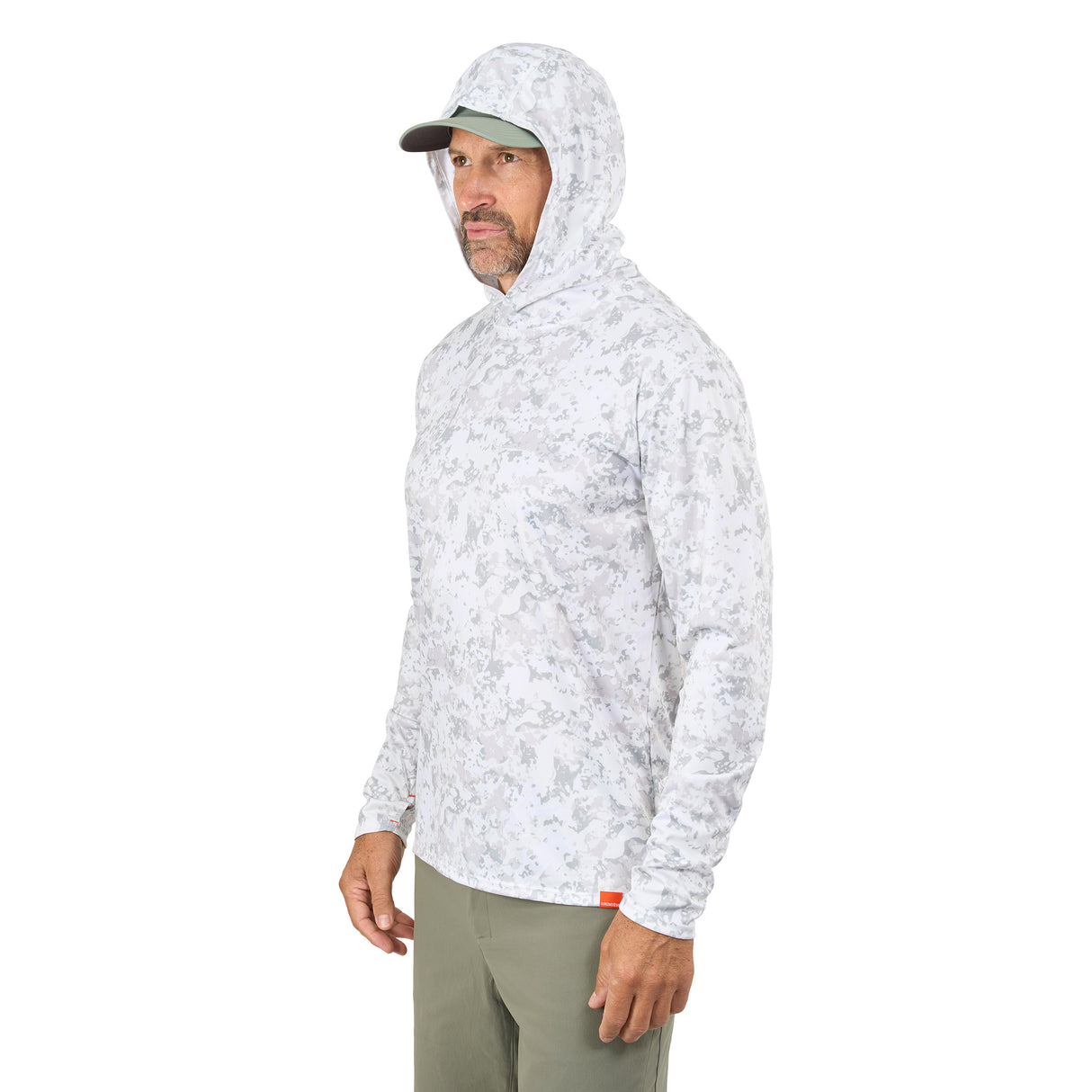 Grundens Tough Sun Masked Hoodie UPF50+ fisketröja