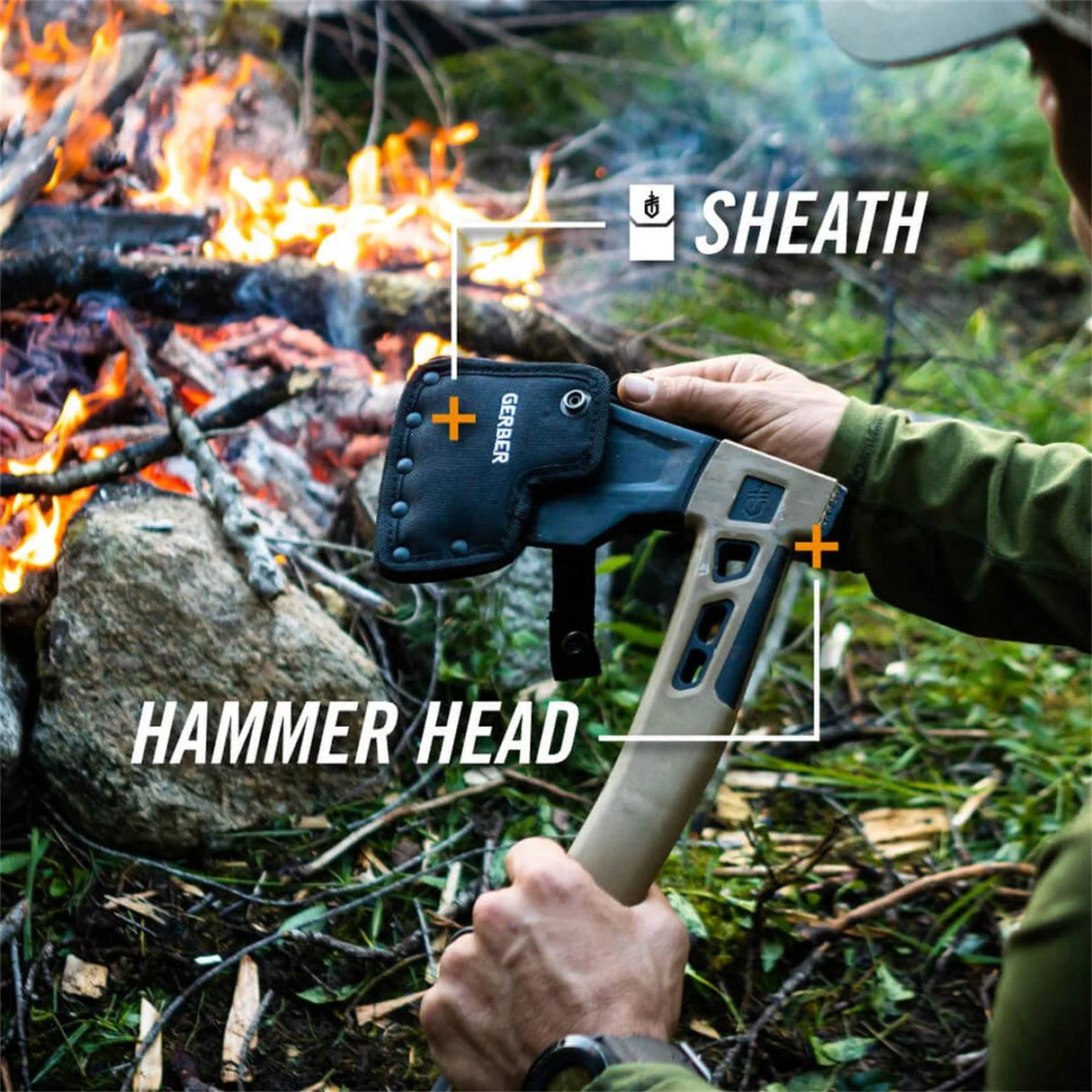 Gerber Bushcraft Hatchet Coyote yxa