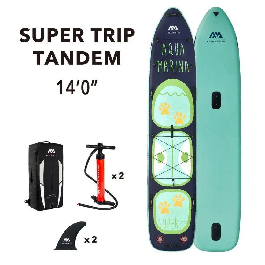 Aqua Marina Super Trip Tandem SUP-lauta 427 x 86 cm - Happy Angler