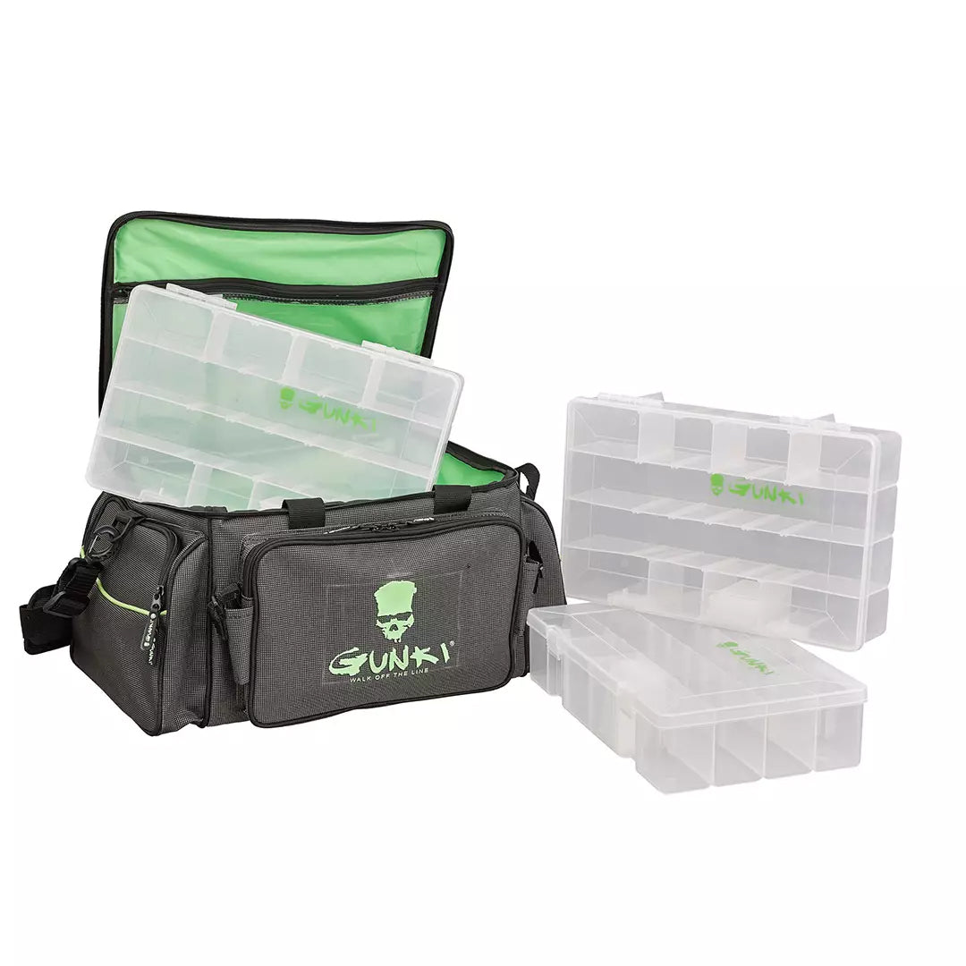 Gunki Iron-T Box Bag Up Pike vieherasialaukku + 3 rasiaa