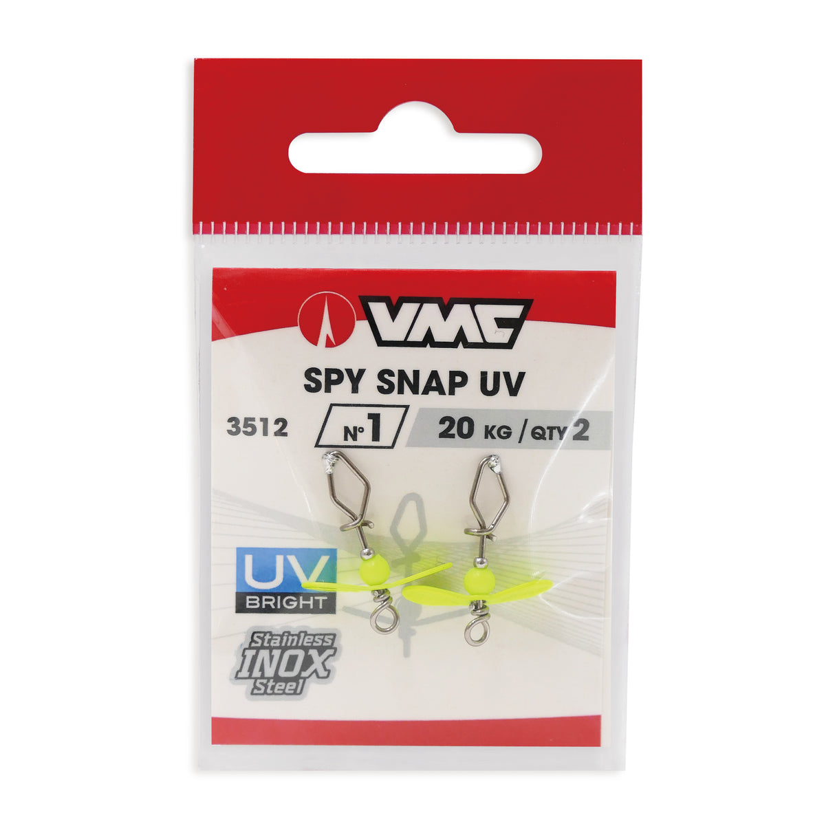 VMC Spy Snap UV Chartreuse beteslås med propell 3 st/pkt