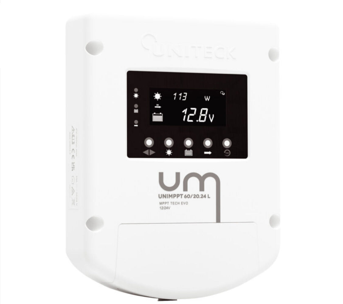 Uniteck UNIMPPT laddningsregulator 20 A