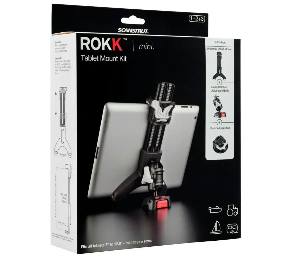 Scanstrut ROKK Mini kiinnikesarja tabletille pinta-asennus - Happy Angler