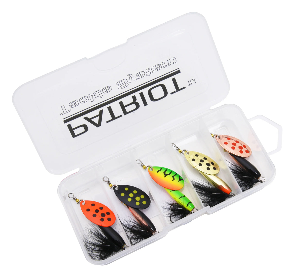 Patriot Finny Fly 7,5 g lippa lajitelma 5 kpl/pkt - Happy Angler