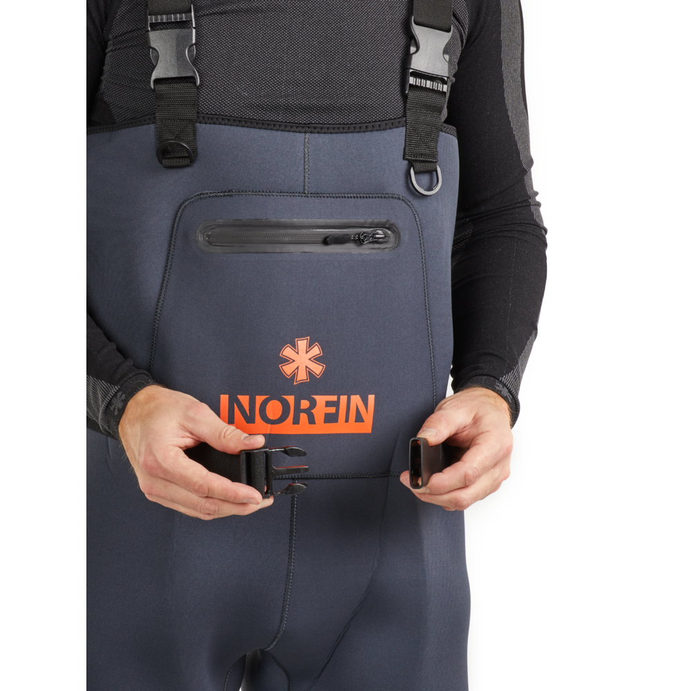 Norfin Shadow Neoprene vadarbyxor med stövlar