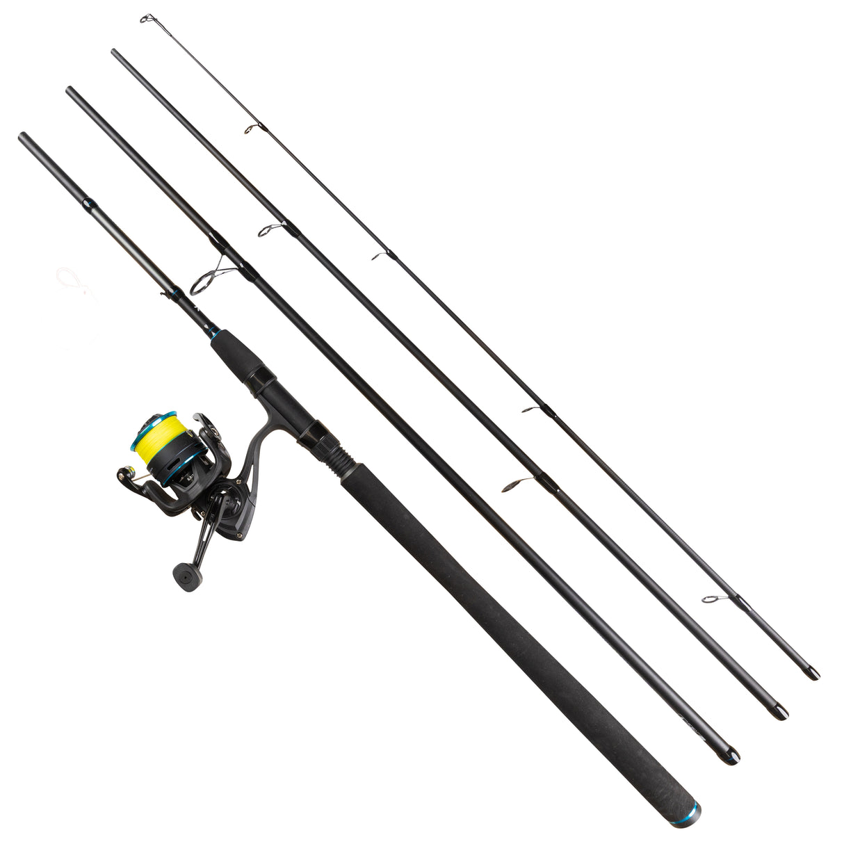 Daiwa Strikeforce 4-os avokelasetti kuitusiimalla