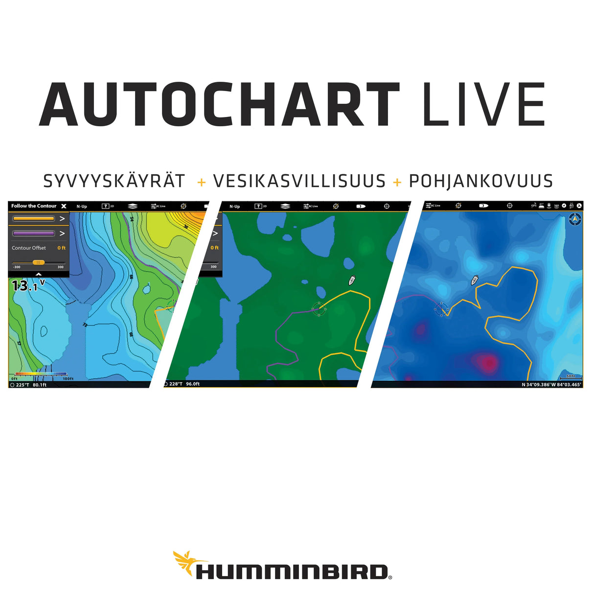 Humminbird XPLORE 10 CHO yhdistelmälaite ilman anturia - Happy Angler