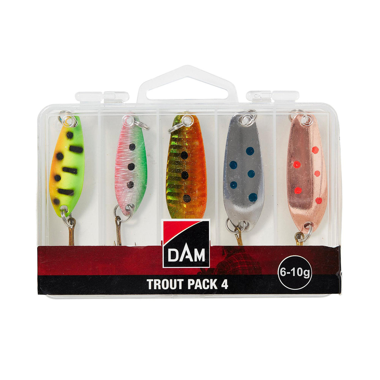 DAM Trout Pack 5-10 g skedsortiment 5 st/pkt