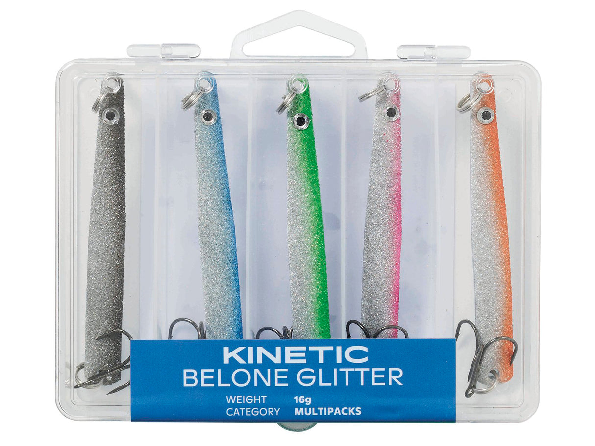 Kinetic Belone Glitter 16 g skeddrag 5 st/pkt