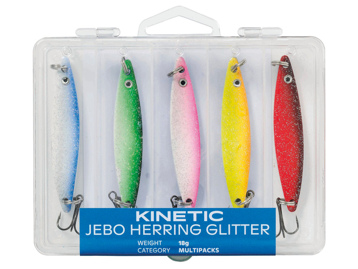 Kinetic Jebo Herring Glitter 24 g lajitelma 5 kpl/pkt