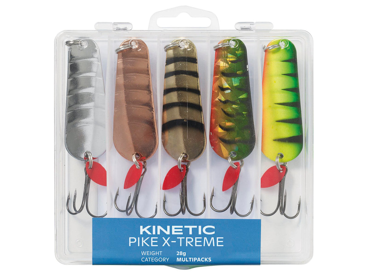 Kinetic Pike X-Treme 20 g skeddragssortiment 5 st/pkt