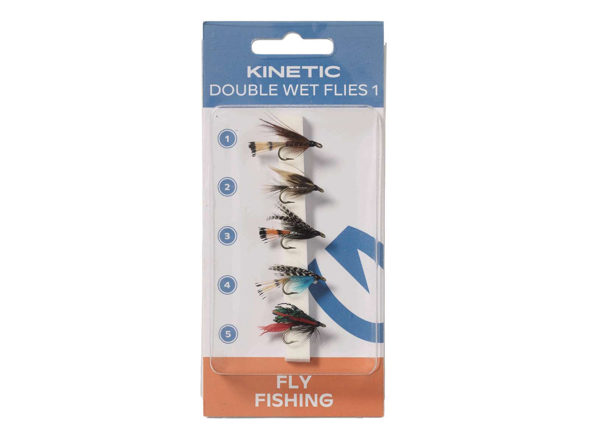 Kinetic Wet Flies Dubble Hook perholajitelma 5 kpl/pkt