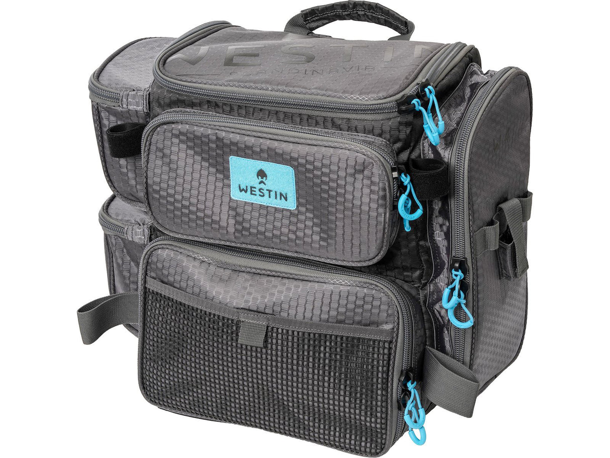 Westin W4 HD Rucksack fiskeryggsäck + 3 askar