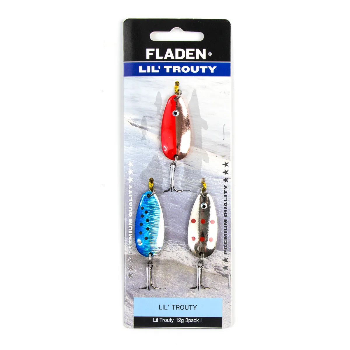 Fladen Lil Trouty I 12 g lusikkalajitelma 3 kpl/pkt