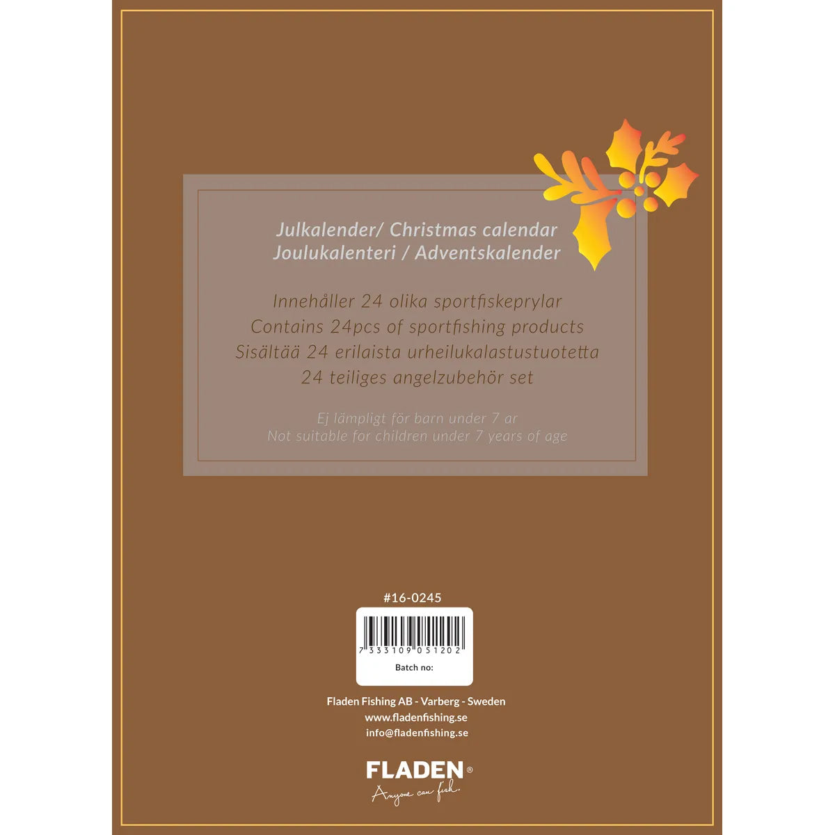 Fladen Premium kalastajan joulukalenteri