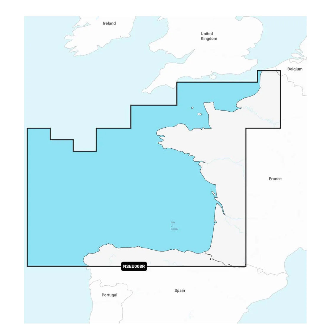 Garmin Navionics+ NSEU008R Biscayabukten sjökort