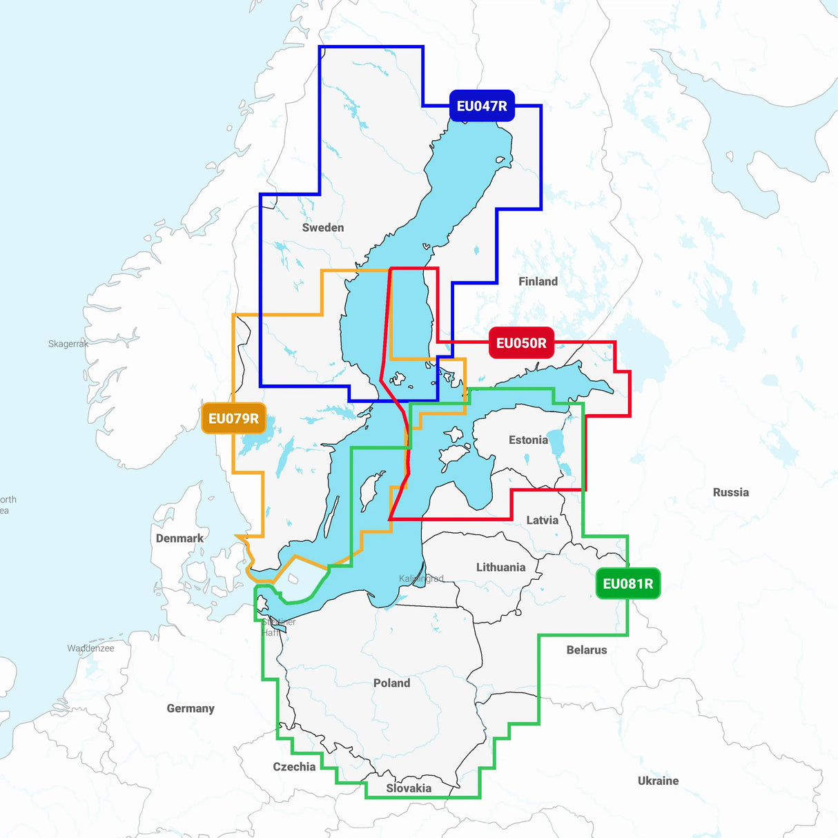 Garmin Navionics+ EU079R Sweden Southeast karttakortti - Happy Angler