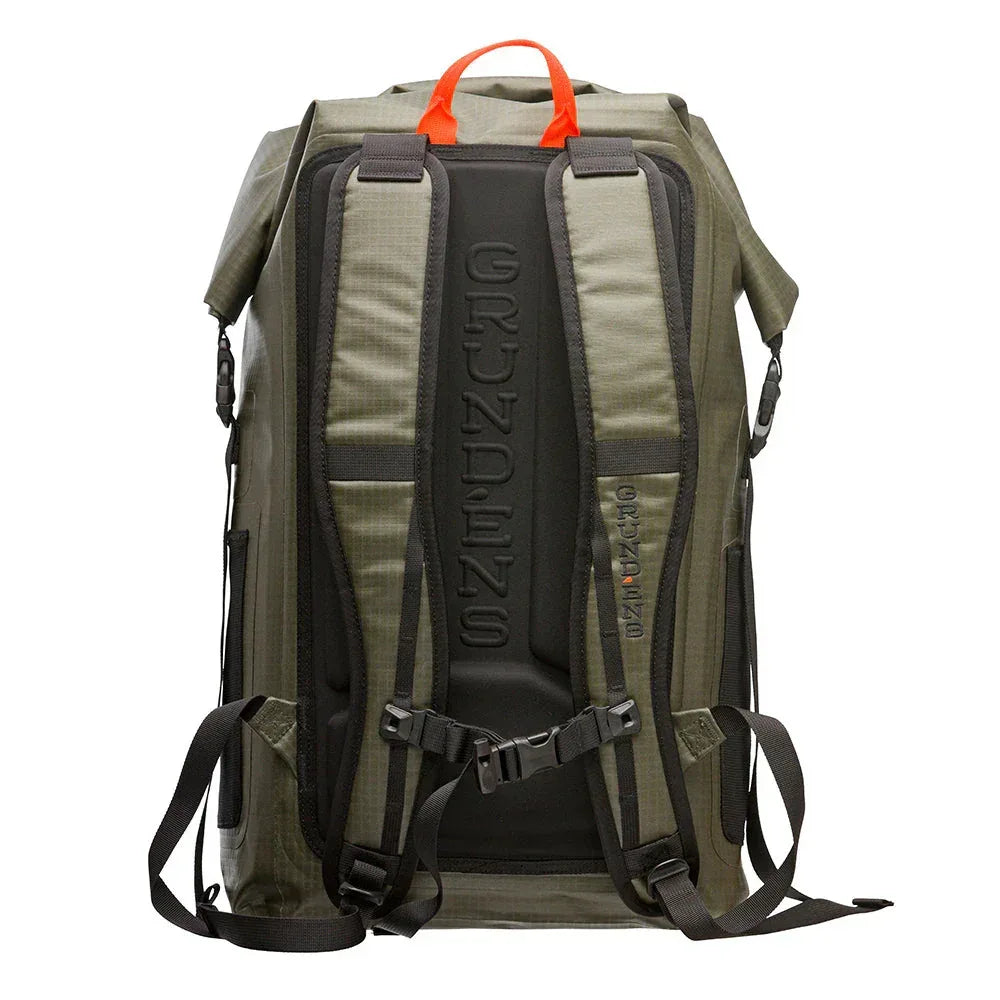 Grundens Wayward Roll Top Backpack 38 L Deep Depths reppu - Happy Angler