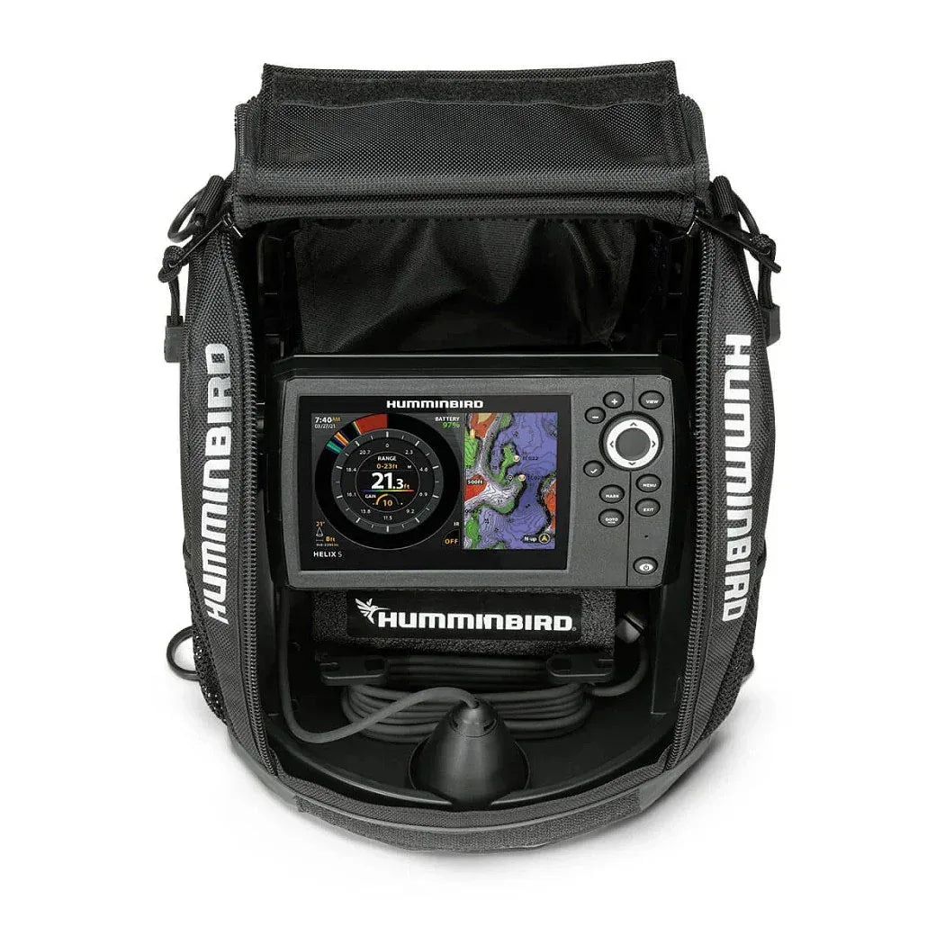 Humminbird Helix ICE 5 Chirp GPS G3 Icepack kannettava yhdistelmälaite - Happy Angler