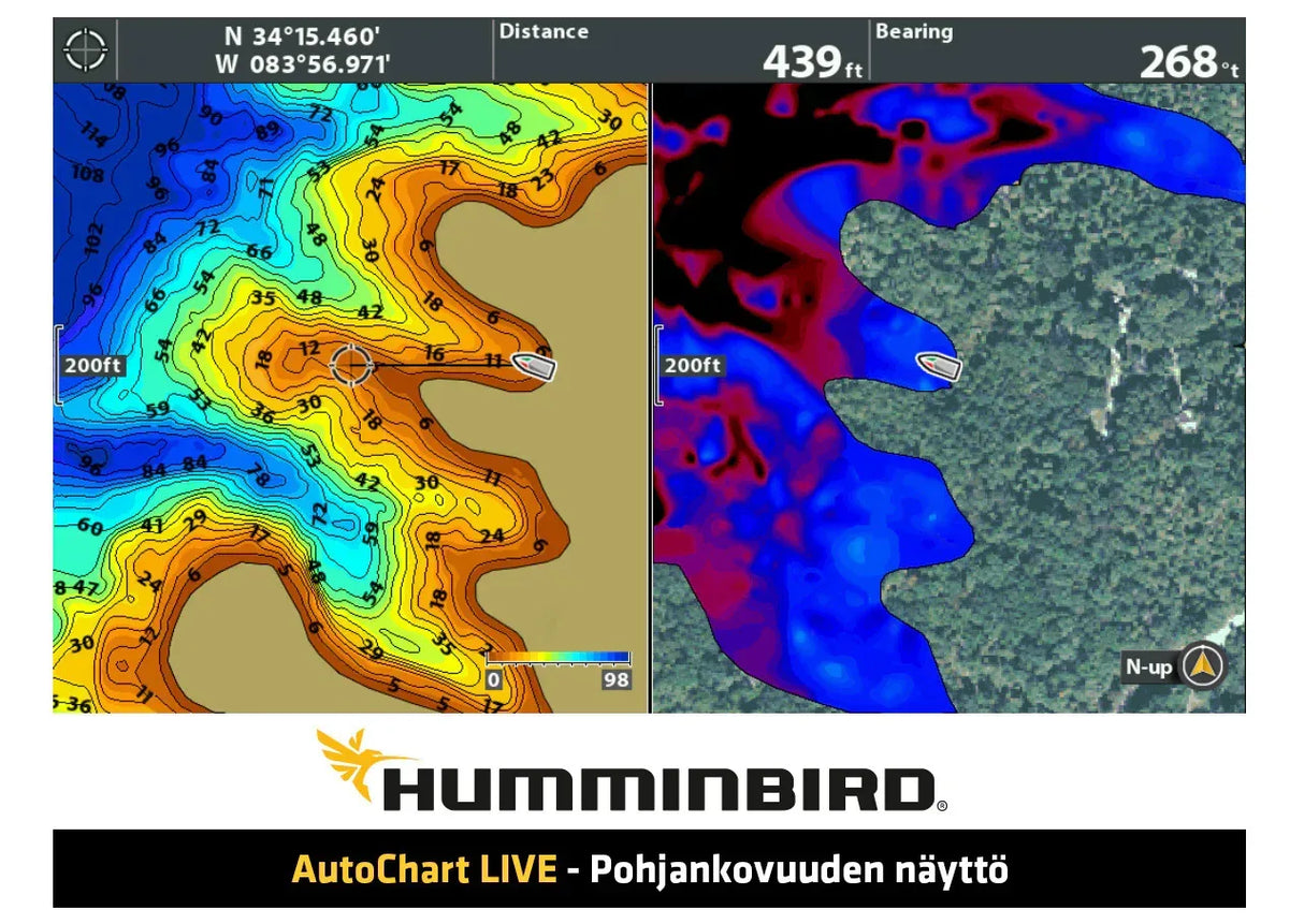 Humminbird APEX 13 MEGA SI+ yhdistelmälaite (ei anturia) - Happy Angler