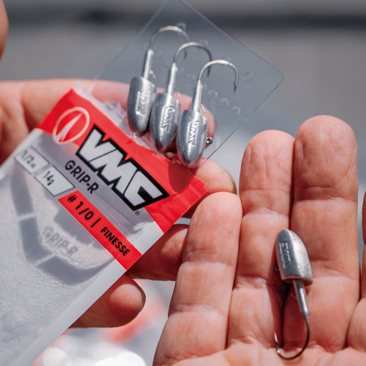 VMC Grip-R Finesse jiggskalle 14 g 4 st/pkt