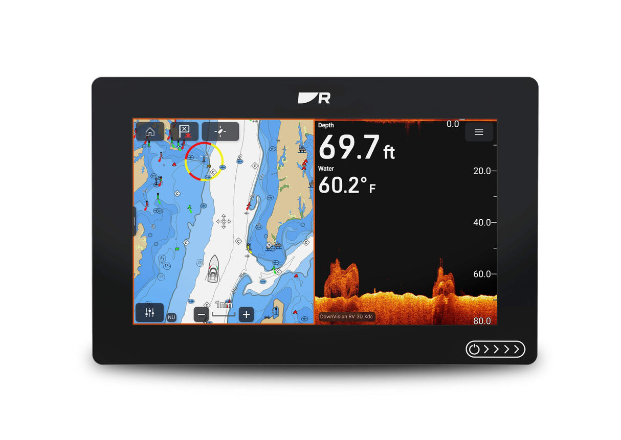 Raymarine AXIOM 2 9" kombienhet utan givare + karta över Nordeuropa
