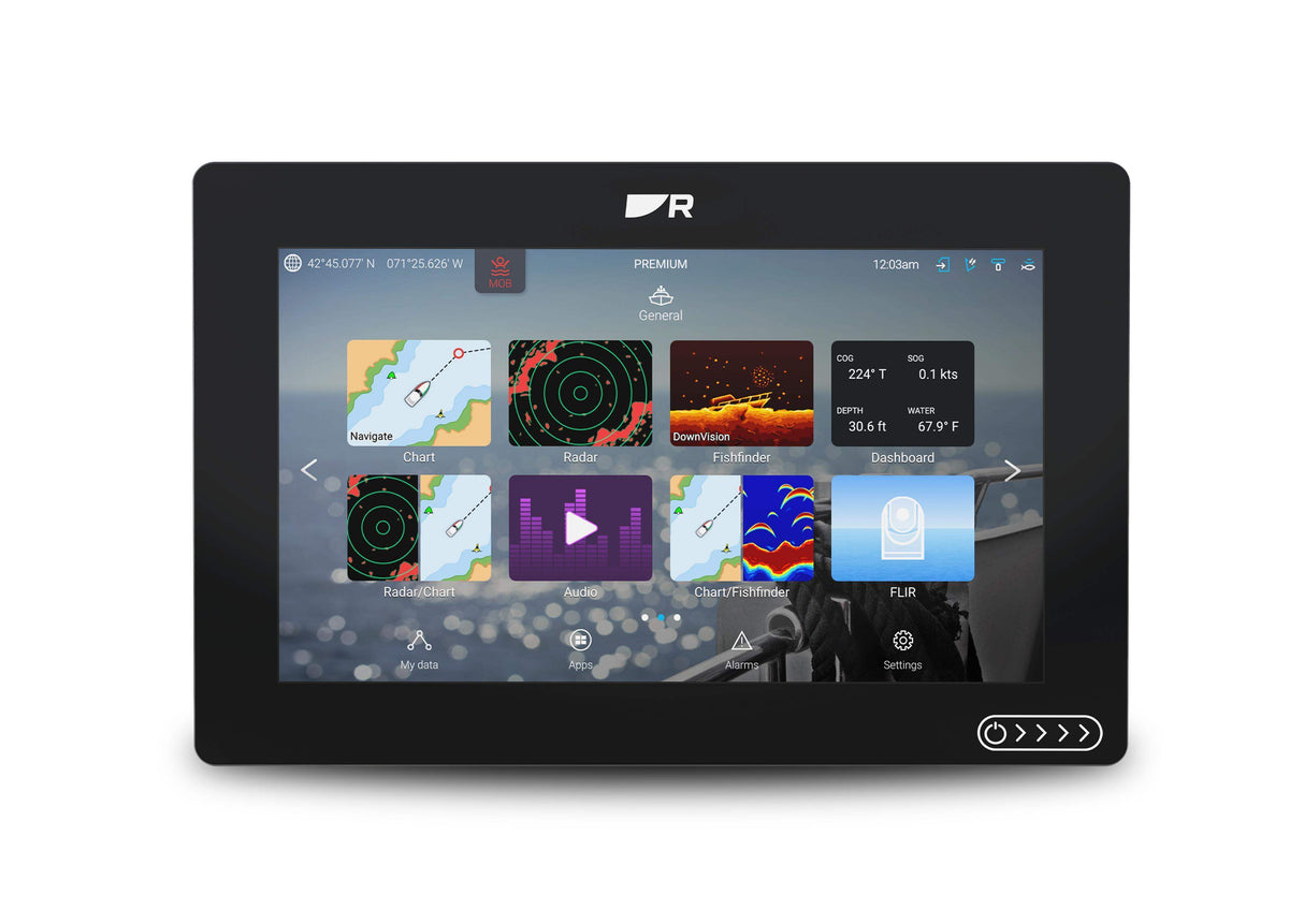 Raymarine AXIOM 2 9" kombienhet utan givare + karta över Nordeuropa