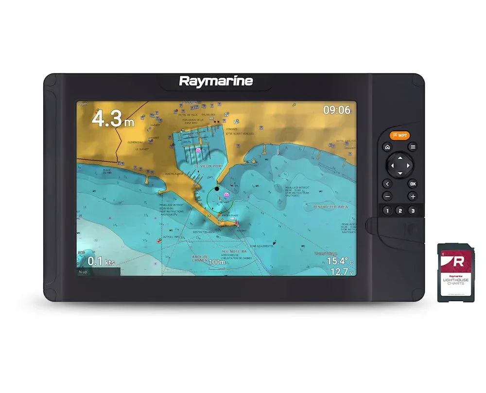 Raymarine Element 12 S yhdistelmälaite ilman anturia + Pohjois-Euroopan kartta - Happy Angler