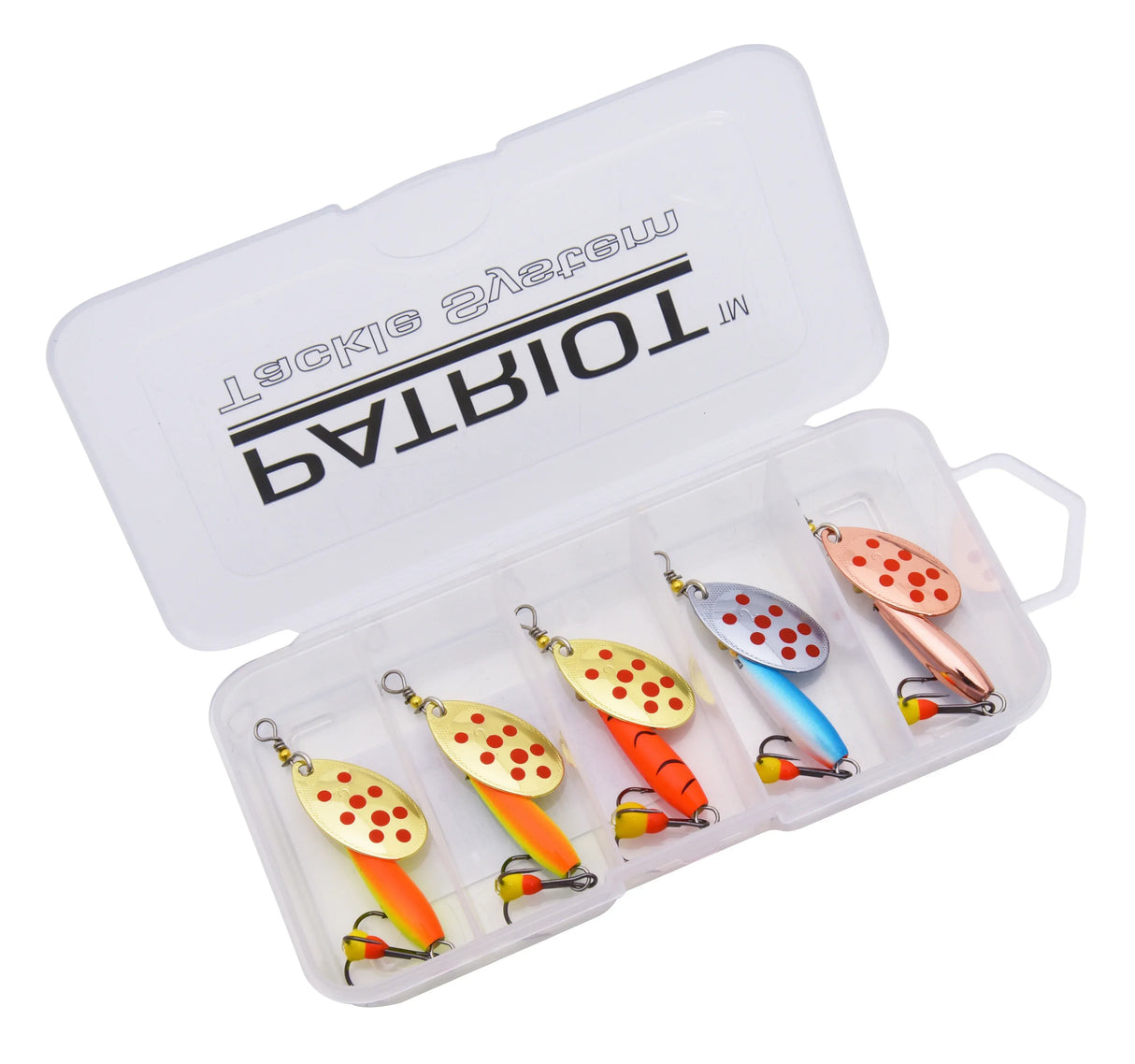 Patriot Finny 7,5 g lippa lajitelma 5 kpl/pkt - Happy Angler