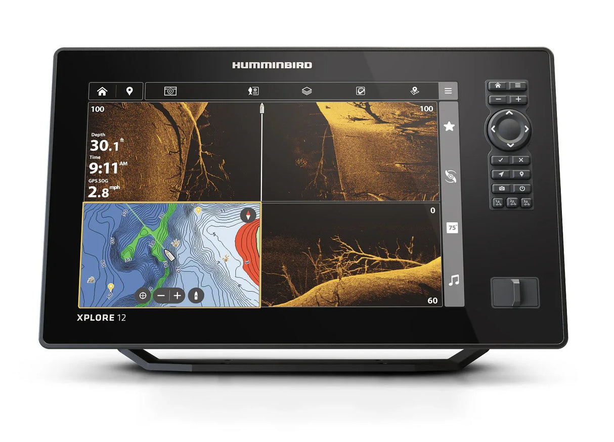 Humminbird XPLORE 12 CHO yhdistelmälaite ilman anturia - Happy Angler