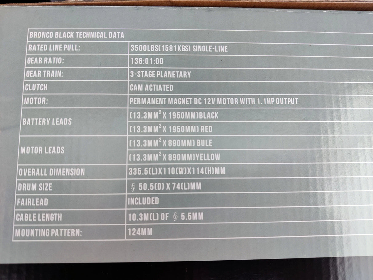 Bronco Black Edition 3500 sähkövinssi - Happy Angler