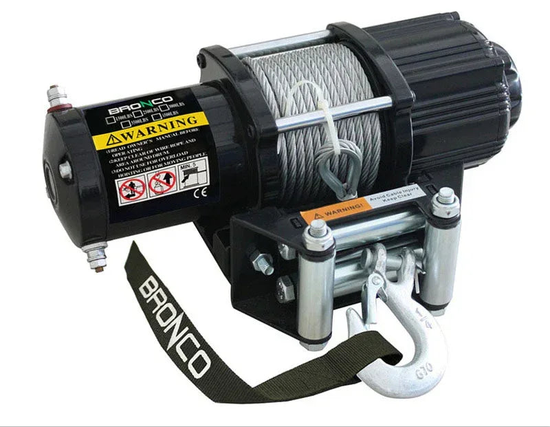 Bronco Gen II Winch 5000 Wire sähkövinssi - Happy Angler