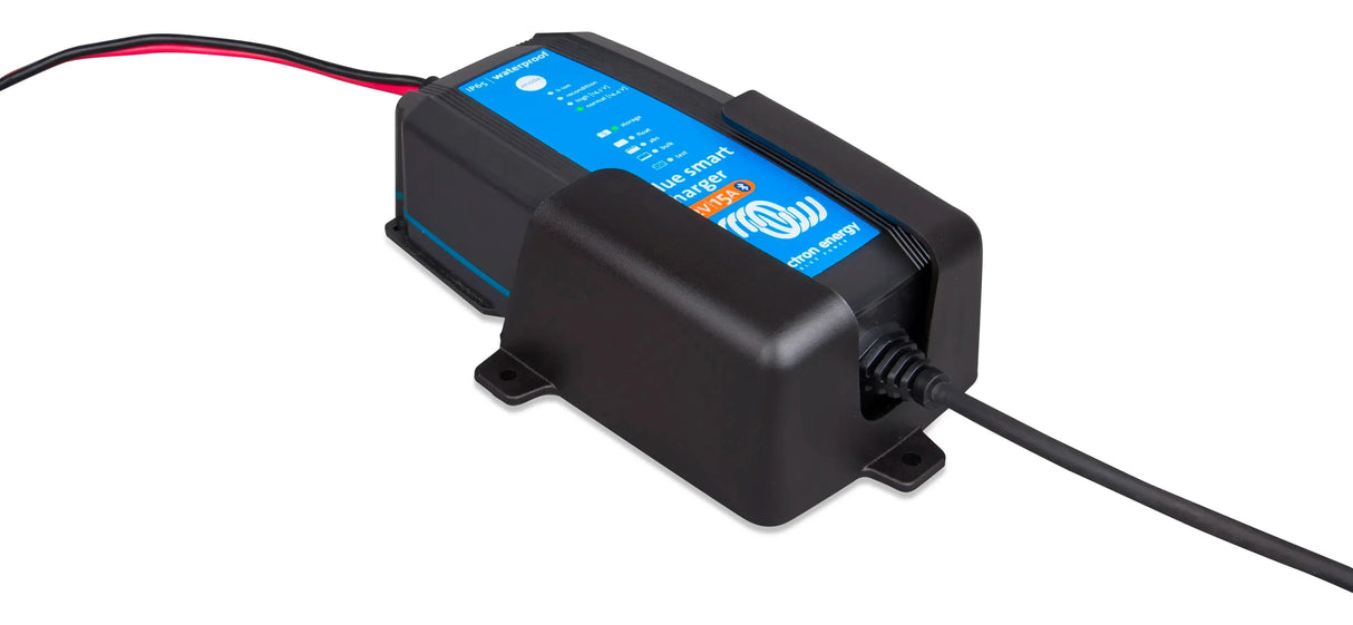 Victron seinäteline Blue Smart IP65 12V/10-15A ja 24V/8A akkulatureihin - Happy Angler