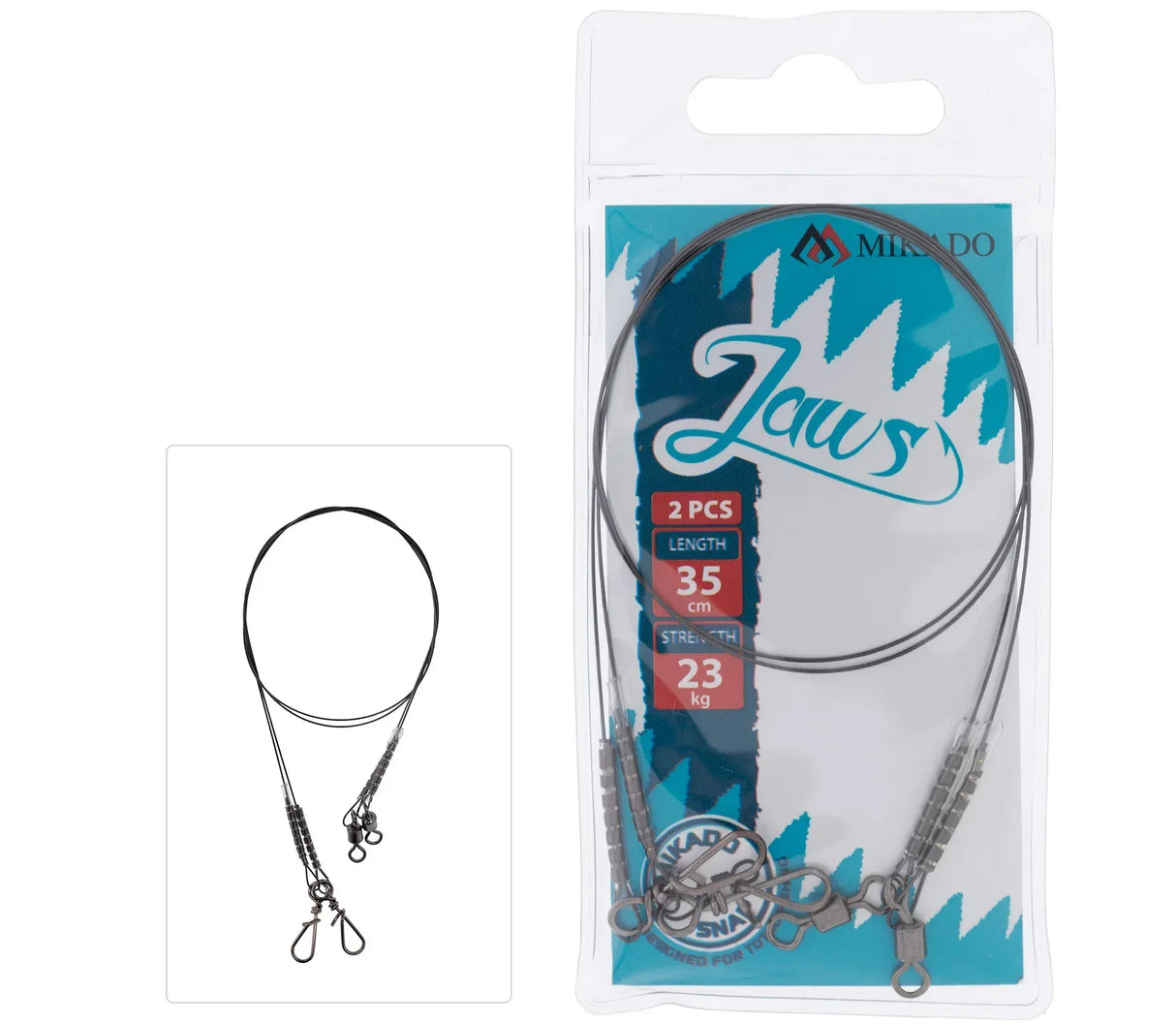 Mikado Jaws Titanium peruke 2 kpl/pkt - Happy Angler