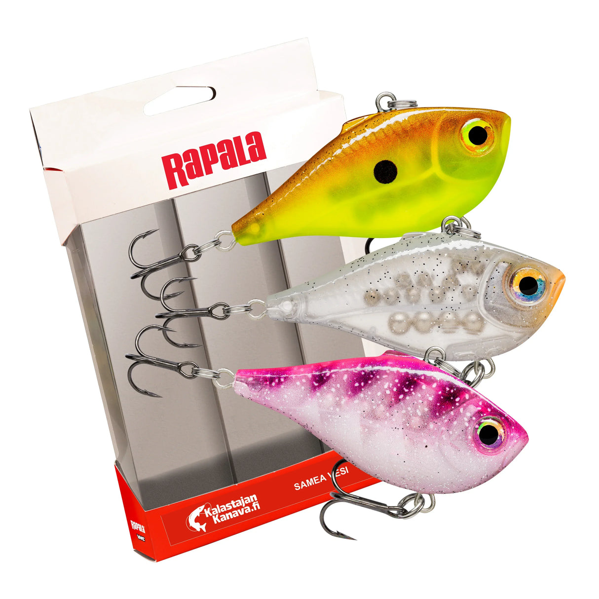 Rapala Rippin Rap 5 cm lajitelma Kalastajan Kanava 2 samea vesi - Happy Angler