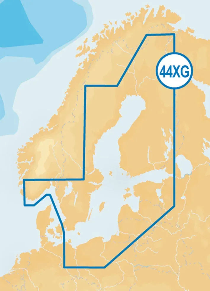 Navionics GOLD 44XG karttakortti 2GB - Happy Angler