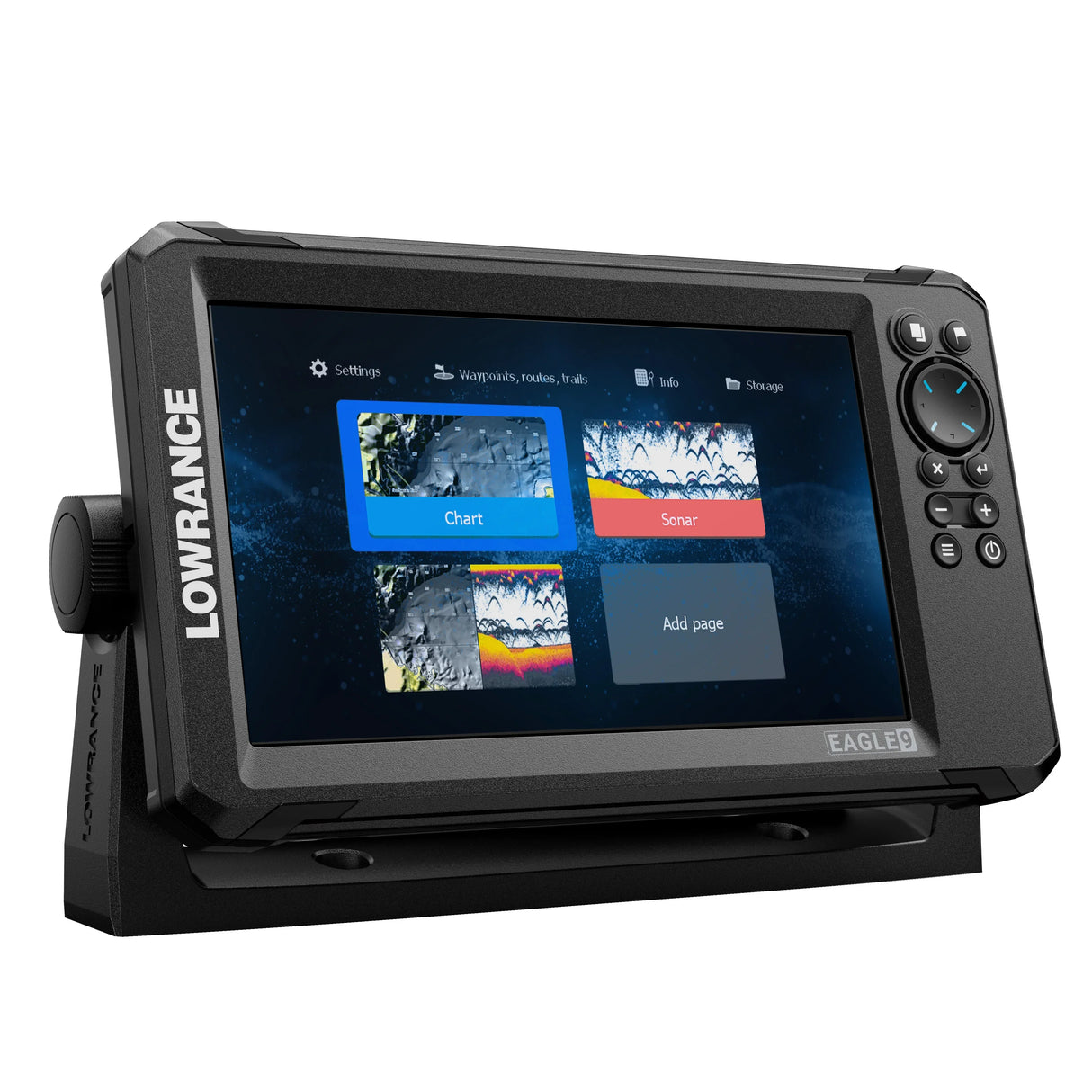 Lowrance Eagle 9 yhdistelmälaite ilman anturia - Happy Angler