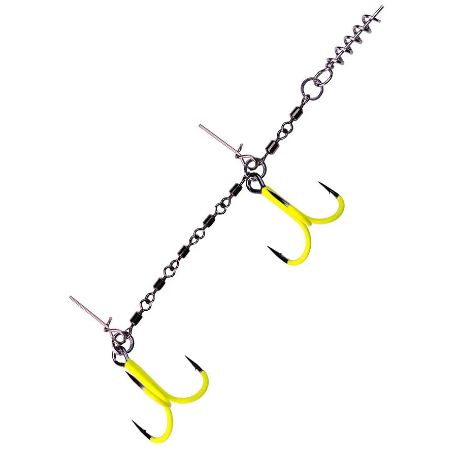 K.P Baits Heavy Stinger Rig UV-koukuilla - Happy Angler