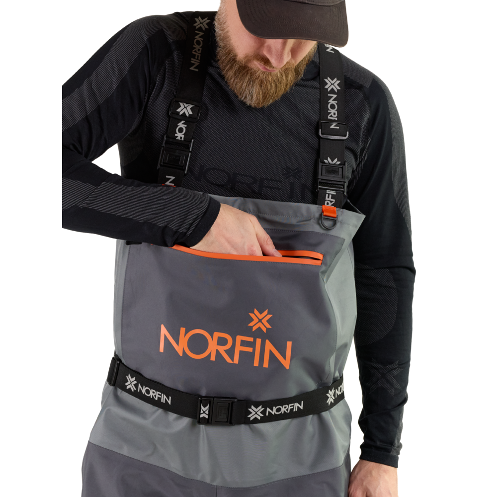 Norfin Pilot Gray vadarbyxor