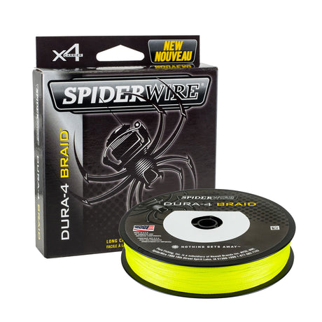 SpiderWire Dura 4 Hi-Vis Yellow 300 m flätlina