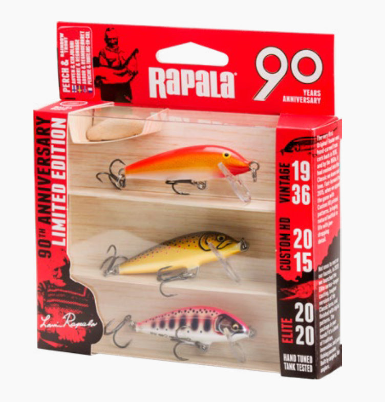Rapala 90 år R90 Countdown Small Bright wobblersortiment 3 st/pkt