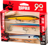 Rapala 90 år R90 Floater Big Naturistic wobblersortiment 3 st/pkt