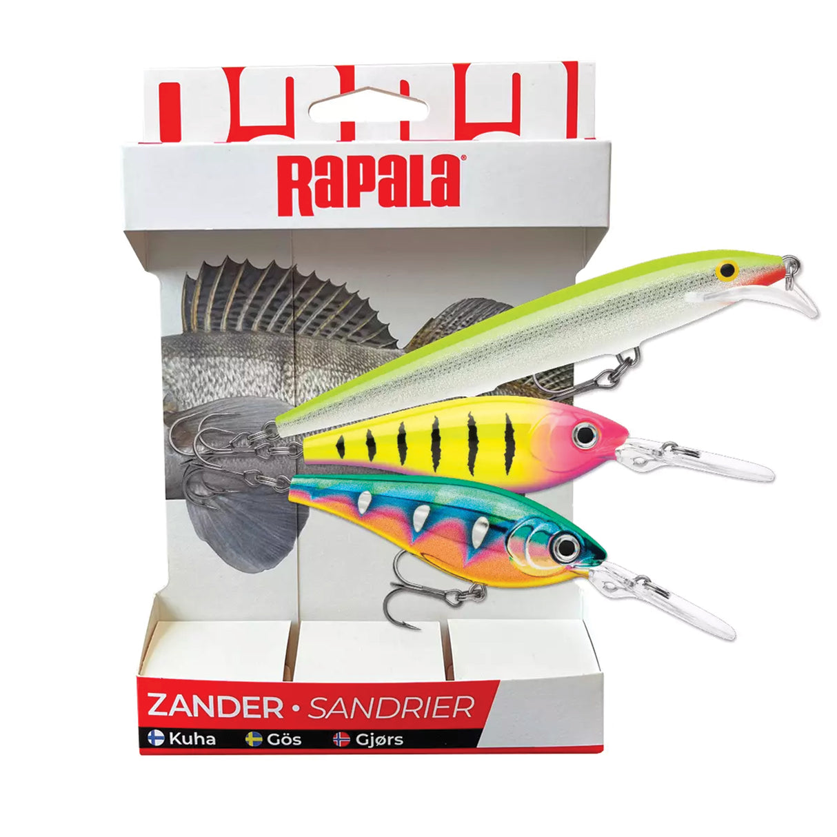 Rapala Essentials Zander Trolling Cloudy 2.0 betessortiment