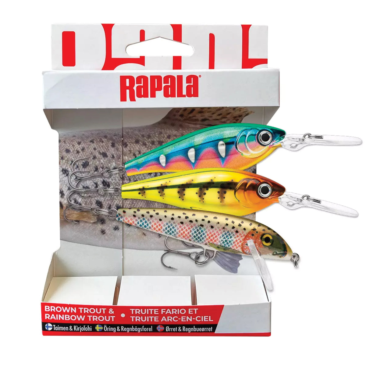 Rapala Essentials Trout & Rainbow Sunny 2.0 viehelajitelma