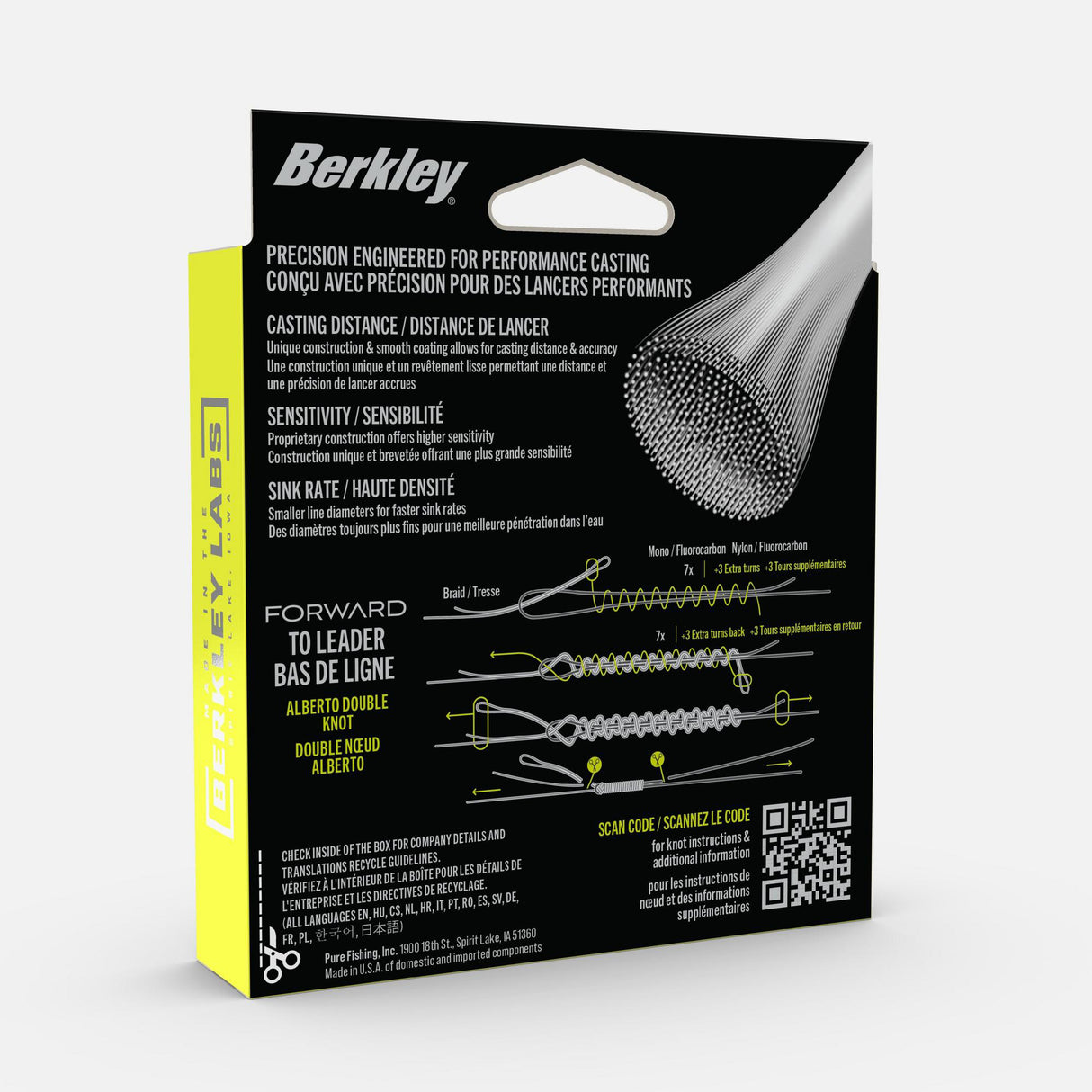 Berkley Forward Flame Green 150 m kuitusiima